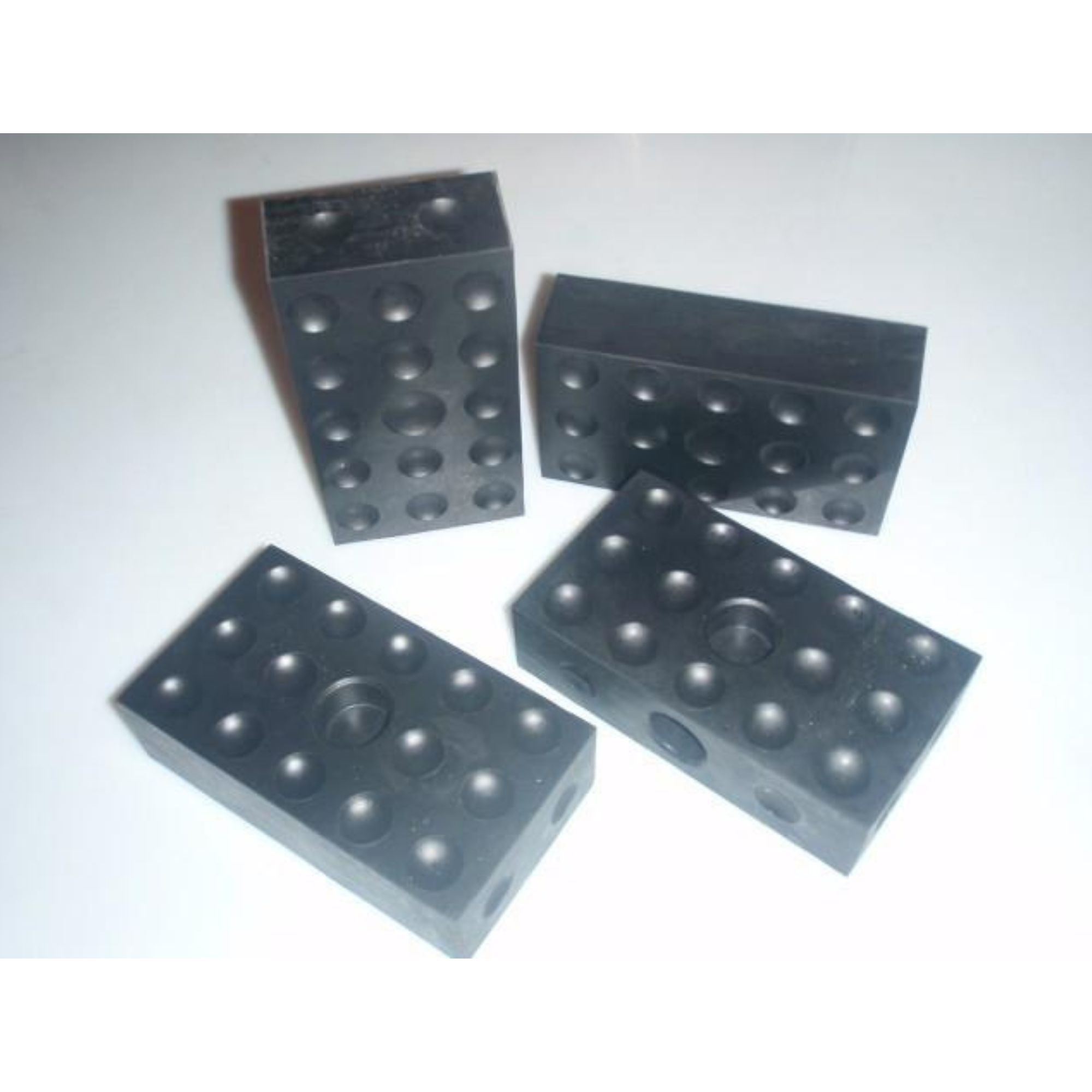 Rubber blok 115x100x55mm (set van 4) RP-R-060032-SET | RP-Tools